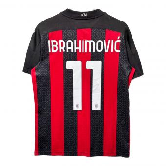 ACミラン (エーシーミラン) サッカーユニフォーム メンズ SIZE M レッド×ブラック 【11】ズラタン・イブラヒモビッチ 2020-2021シーズン ホーム 757277-01