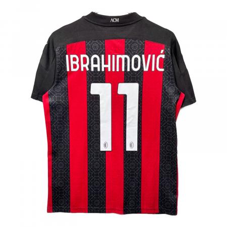 ミラン サッカー ユニフォーム (M) イブラヒモビッチ ホーム 赤 黒 11 イブラヒモビッチ 背番号11 ACミラン ホーム 23/24 子供用 海外