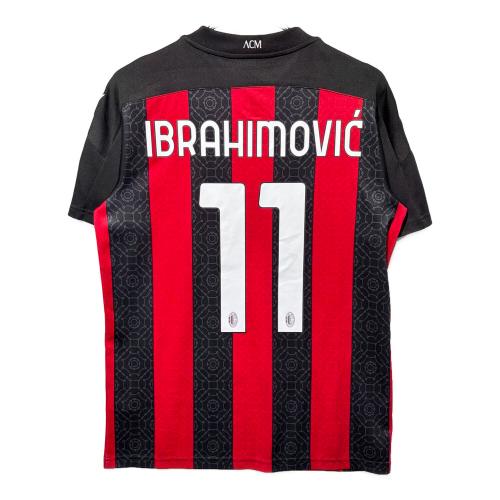 ACミラン (エーシーミラン) サッカーユニフォーム メンズ SIZE M レッド×ブラック 【11】ズラタン・イブラヒモビッチ 2020-2021シーズン ホーム 757277-01