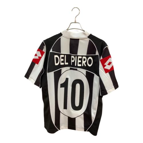 ユベントス サッカーユニフォーム メンズ SIZE M ホワイト×ブラック 【10】アレッサンドロ・デル・ピエロ 2002-2003シーズン ホーム