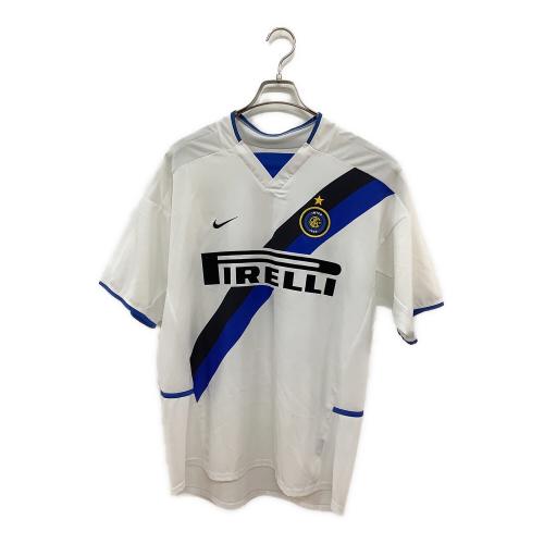 インテル (インテル・ミラノ) サッカーユニフォーム メンズ SIZE M ホワイト 【20】アルバロ・レコバ 2002-2003シーズン アウェイ 184674