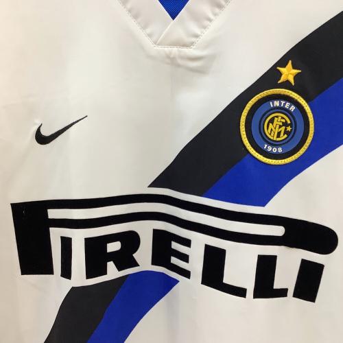 インテル (インテル・ミラノ) サッカーユニフォーム メンズ SIZE M ホワイト 【20】アルバロ・レコバ 2002-2003シーズン アウェイ 184674