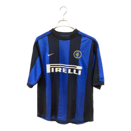 インテル (インテル・ミラノ) サッカーユニフォーム メンズ SIZE M ブラック×ブルー 【10】ロベルト・バッジョ 1999-2000シーズン ホーム