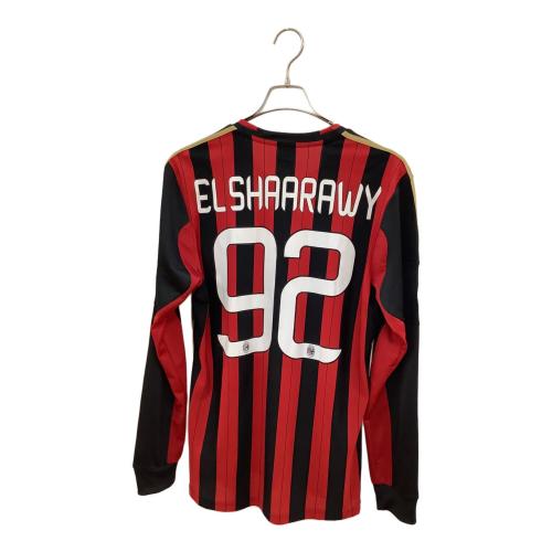 ACミラン (エーシーミラン) サッカーユニフォーム メンズ SIZE O レッド×ブラック 【92】ステファン エル シャーラウィ 2013-2014シーズン ホーム 長袖 G77261