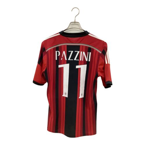 ACミラン (エーシーミラン) サッカーユニフォーム メンズ SIZE O レッド×ブラック 【11】ジャンパオロ・パッツィーニ 2014-2015シーズン ホーム D87224