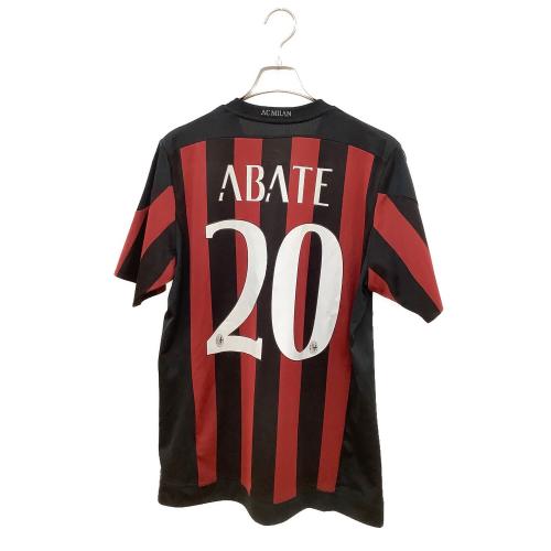 ACミラン (エーシーミラン) サッカーユニフォーム メンズ SIZE O レッド×ブラック 【20】イグナツィオ・アバテ 2015-2016シーズン ホーム S11836