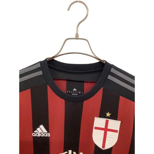 ACミラン (エーシーミラン) サッカーユニフォーム メンズ SIZE O レッド×ブラック 【20】イグナツィオ・アバテ 2015-2016シーズン ホーム S11836