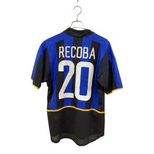 インテル (インテル・ミラノ) サッカーユニフォーム メンズ SIZE M ブルー×ブラック 【20】アルバロ・レコバ 2002-2003シーズン ホーム 184672