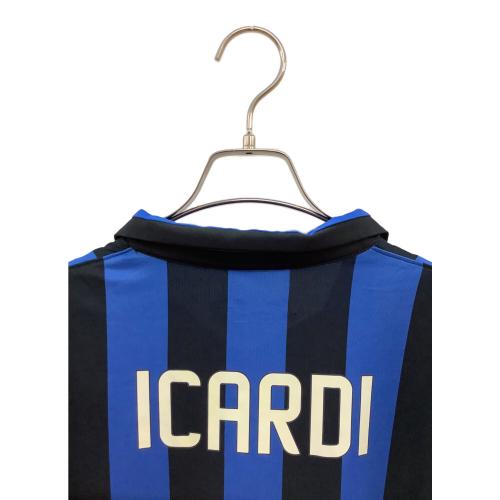 インテル (インテル・ミラノ) サッカーユニフォーム メンズ SIZE M ブルー×ブラック 【9】マウロ・イカルディ 2015-2016シーズン ホーム 658832-011