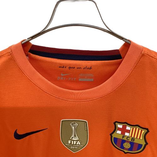 FCバルセロナ (エフシーバルセロナ) サッカーユニフォーム メンズ SIZE L イエロー×オレンジ 【10】リオネル・メッシ 2012-2013シーズン アウェイ 478326-815