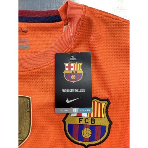 FCバルセロナ (エフシーバルセロナ) サッカーユニフォーム メンズ SIZE L イエロー×オレンジ 【10】リオネル・メッシ 2012-2013シーズン アウェイ 478326-815