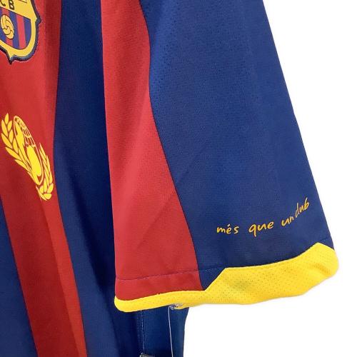 FCバルセロナ (エフシーバルセロナ) サッカーユニフォーム メンズ SIZE M レッド×ネイビー 【8】アンドレ・イニエスタ 2010-2011シーズン ホーム 382354-486