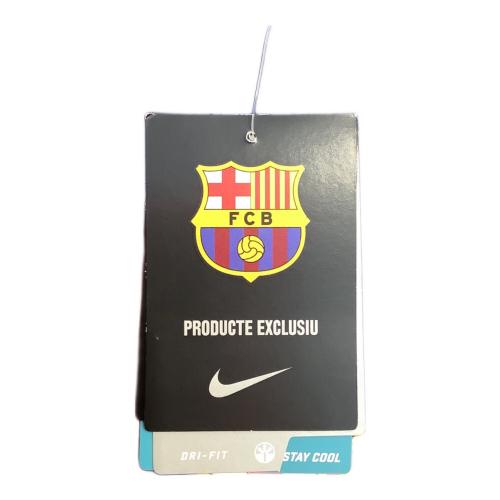 FCバルセロナ (エフシーバルセロナ) サッカーユニフォーム メンズ SIZE M レッド×ネイビー 【10】リオネル・メッシ 2014-2015シーズン ホーム 長袖 618737-422