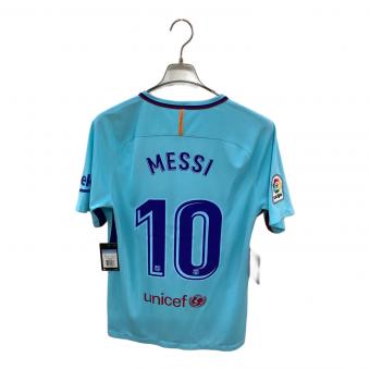 FCバルセロナ (エフシーバルセロナ) サッカーユニフォーム メンズ SIZE M スカイブルー 【10】リオネル・メッシ 2017-2018シーズン アウェイ 847254-484