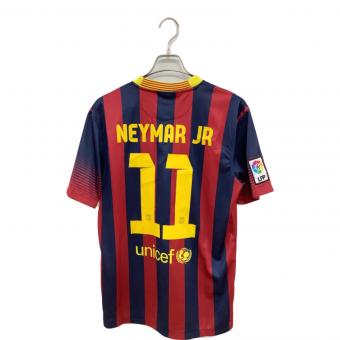 FCバルセロナ (エフシーバルセロナ) サッカーユニフォーム メンズ SIZE M レッド×ネイビー 【11】ネイマール 2013-2014シーズン ホーム 532822-413