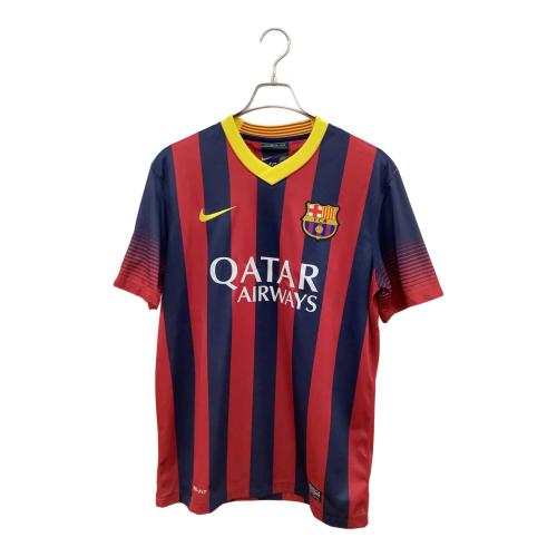 FCバルセロナ (エフシーバルセロナ) サッカーユニフォーム メンズ SIZE M レッド×ネイビー 【11】ネイマール 2013-2014シーズン ホーム 532822-413