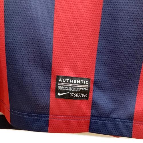 FCバルセロナ (エフシーバルセロナ) サッカーユニフォーム メンズ SIZE M レッド×ネイビー 【11】ネイマール 2013-2014シーズン ホーム 532822-413