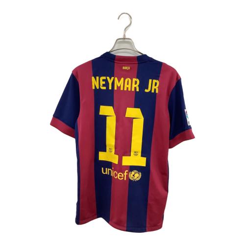 FCバルセロナ (エフシーバルセロナ) サッカーユニフォーム メンズ SIZE M レッド×ネイビー 【11】ネイマール 2014-2015シーズン ホーム（前期） 610594-422