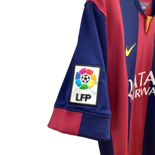FCバルセロナ (エフシーバルセロナ) サッカーユニフォーム メンズ SIZE M レッド×ネイビー 【11】ネイマール 2014-2015シーズン ホーム（前期） 610594-422