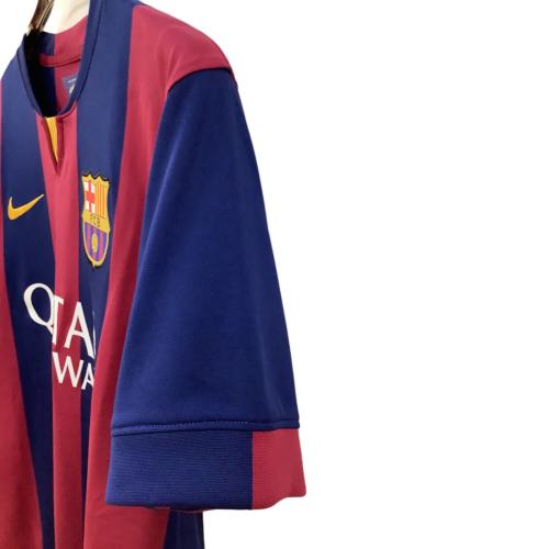 FCバルセロナ (エフシーバルセロナ) サッカーユニフォーム メンズ SIZE M レッド×ネイビー 【11】ネイマール 2014-2015シーズン ホーム（前期） 610594-422