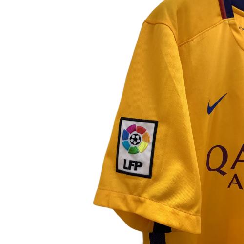 FCバルセロナ (エフシーバルセロナ) サッカーユニフォーム メンズ SIZE M レッド×イエロー 【11】ネイマール 2015-2016シーズン アウェイ 658785-740
