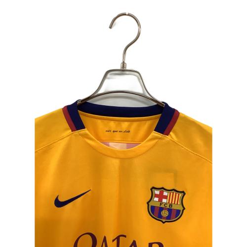 FCバルセロナ (エフシーバルセロナ) サッカーユニフォーム メンズ SIZE M レッド×イエロー 【11】ネイマール 2015-2016シーズン アウェイ 658785-740