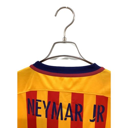 FCバルセロナ (エフシーバルセロナ) サッカーユニフォーム メンズ SIZE M レッド×イエロー 【11】ネイマール 2015-2016シーズン アウェイ 658785-740