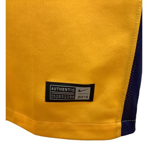 FCバルセロナ (エフシーバルセロナ) サッカーユニフォーム メンズ SIZE M レッド×イエロー 【11】ネイマール 2015-2016シーズン アウェイ 658785-740