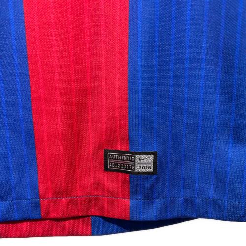 FCバルセロナ (エフシーバルセロナ) サッカーユニフォーム メンズ SIZE M レッド×ネイビー 【9】ルイス・スアレス 2016-2017シーズン ホーム 776850-415