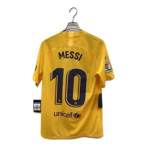 FCバルセロナ (エフシーバルセロナ) サッカーユニフォーム メンズ SIZE M イエロー 【10】リオネル・メッシ 2019-2020シーズン 4th CT2527-727