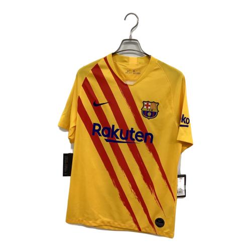 FCバルセロナ (エフシーバルセロナ) サッカーユニフォーム メンズ SIZE M イエロー 【10】リオネル・メッシ 2019-2020シーズン 4th CT2527-727