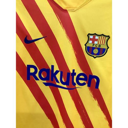 FCバルセロナ (エフシーバルセロナ) サッカーユニフォーム メンズ SIZE M イエロー 【10】リオネル・メッシ 2019-2020シーズン 4th CT2527-727