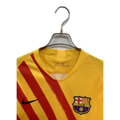 FCバルセロナ (エフシーバルセロナ) サッカーユニフォーム メンズ SIZE M イエロー 【10】リオネル・メッシ 2019-2020シーズン 4th CT2527-727