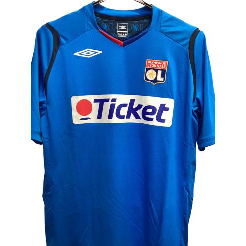 オリンピック・リヨン 2008-2009シーズン アウェイ サッカーユニフォーム UDA6811A メンズ SIZE XL ブルー