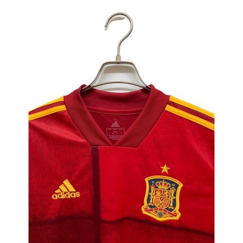 スペイン代表 (スペインダイヒョウ) 2020シーズン ホーム サッカーユニフォーム KCM79 メンズ SIZE L レッド