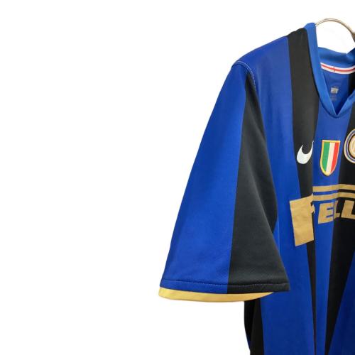 インテル・ミラノ サッカーユニフォーム メンズ SIZE L ブルーxブラック 08-09シーズン・ホーム 287408-490