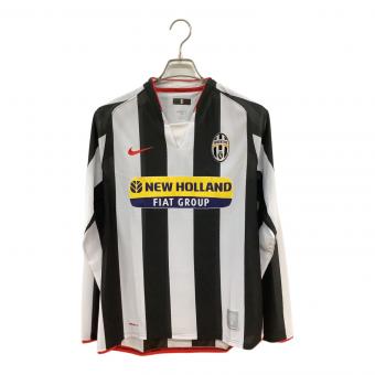 ユベントス サッカーユニフォーム メンズ SIZE M ホワイトxブラック 07-08シーズン・ホーム・長袖 244482-010