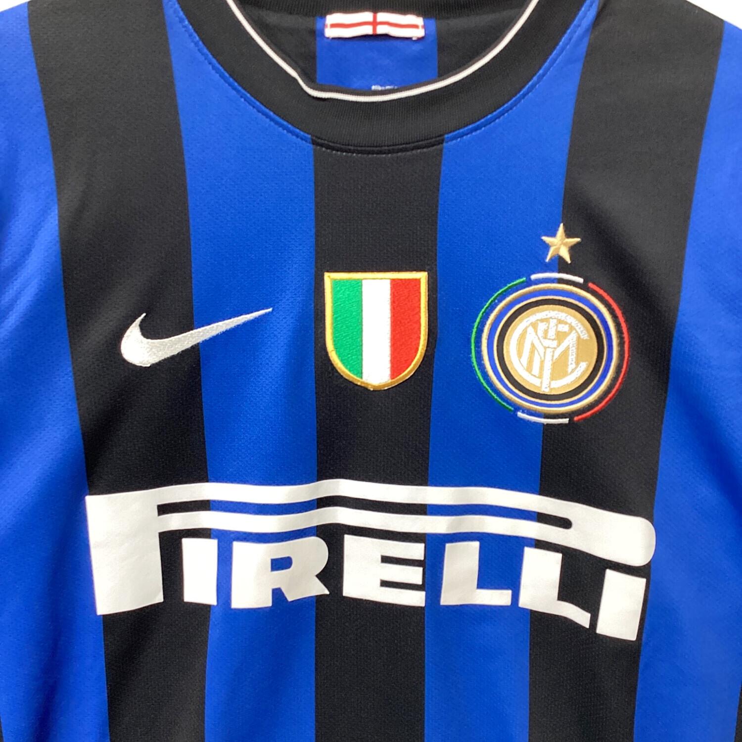 【お値下げ中】インテル・ミラノ サッカーユニフォーム インテル・ミラノ サッカーユニフォーム メンズ SIZE M ブルーx