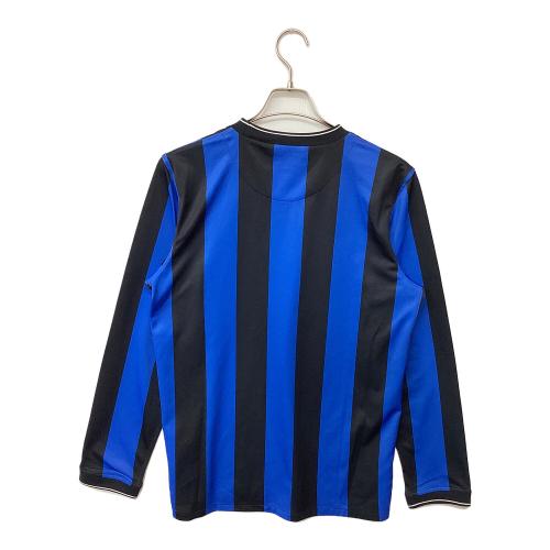 インテル・ミラノ サッカーユニフォーム メンズ SIZE M ブルーxブラック スクデットワッペン付 09-10シーズン・ホーム長袖 358506-463