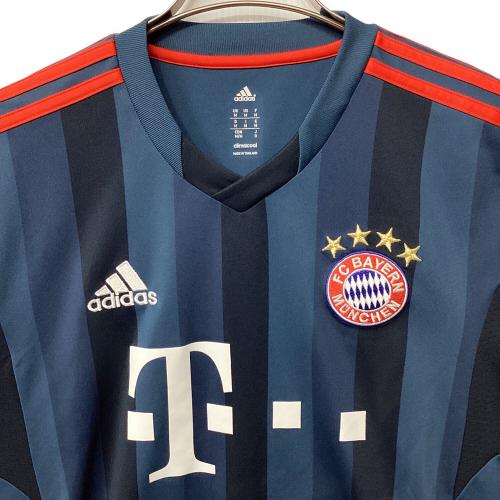 FCバイエルン・ミュンヘン サッカーユニフォーム メンズ SIZE O ネイビー 13-14シーズン・サード Z26143