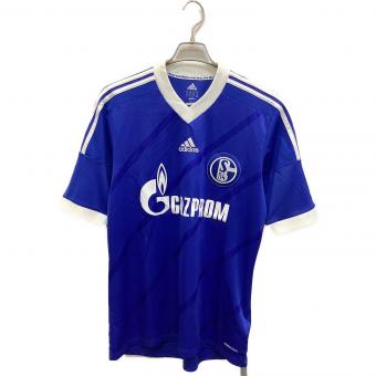 シャルケ04 サッカーユニフォーム メンズ SIZE O ブルー 12-13シーズン・ホーム X50156