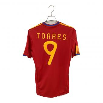 スペイン代表 (スペインダイヒョウ) サッカーユニフォーム メンズ SIZE M レッド 【9】フェルナンド・トーレス・2010シーズン・ホーム P47902
