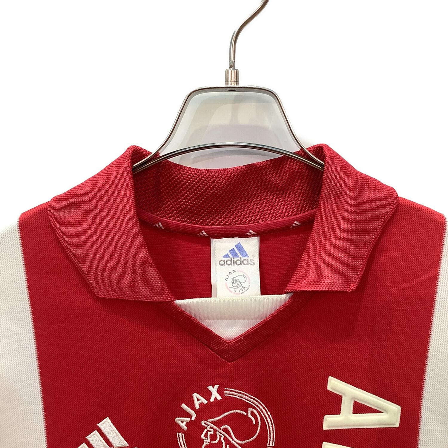 アヤックス サッカーユニフォーム メンズ SIZE O ホワイトxレッド 01