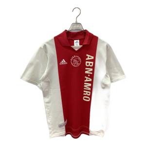 アヤックス サッカーユニフォーム メンズ SIZE O ホワイトxレッド 01-02シーズン・ホーム ASR001