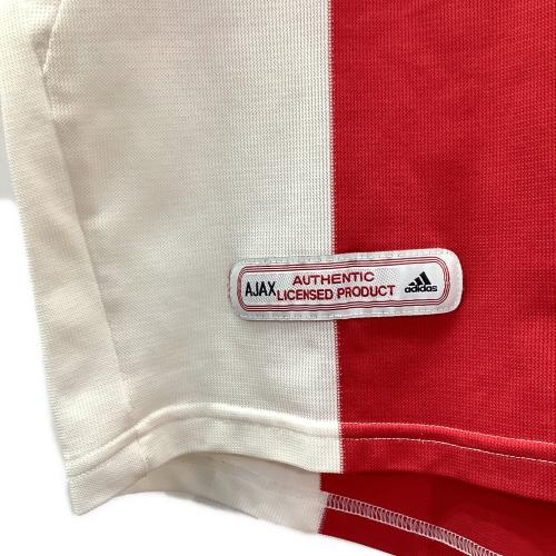 アヤックス サッカーユニフォーム メンズ SIZE O ホワイトxレッド 01-02シーズン・ホーム ASR001