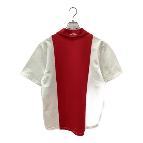 アヤックス サッカーユニフォーム メンズ SIZE O ホワイトxレッド 01-02シーズン・ホーム ASR001