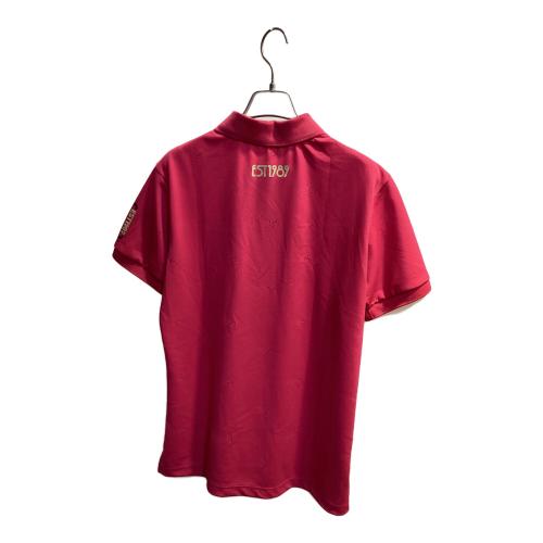 PEARLY GATES (パーリーゲイツ) ポロシャツ ゴルフウェア(トップス) 053-5260821 メンズ SIZE L ショッキングピンク