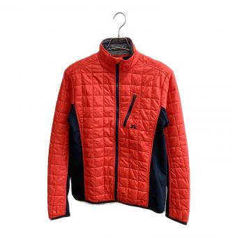 J. LINDEBERG (ジェイリンドバーグ) ナイロンジャケット ゴルフウェア(トップス) 074-56020 メンズ SIZE S ネイビー×レッド