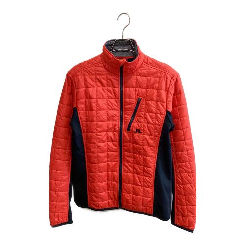 J. LINDEBERG (ジェイリンドバーグ) ナイロンジャケット ゴルフウェア(トップス) 074-56020 メンズ SIZE S ネイビー×レッド