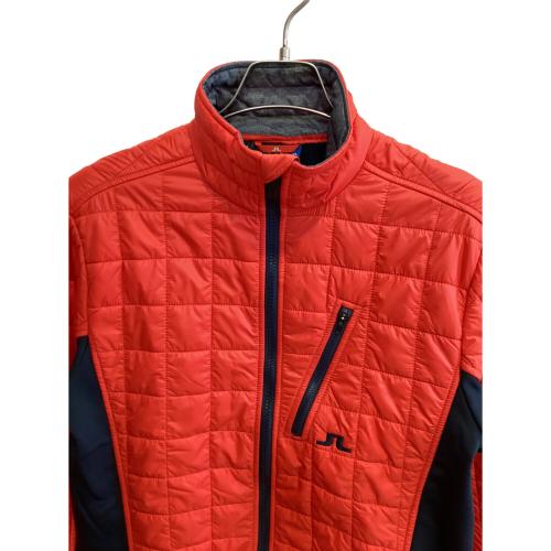 J. LINDEBERG (ジェイリンドバーグ) ナイロンジャケット ゴルフウェア(トップス) 074-56020 メンズ SIZE S ネイビー×レッド